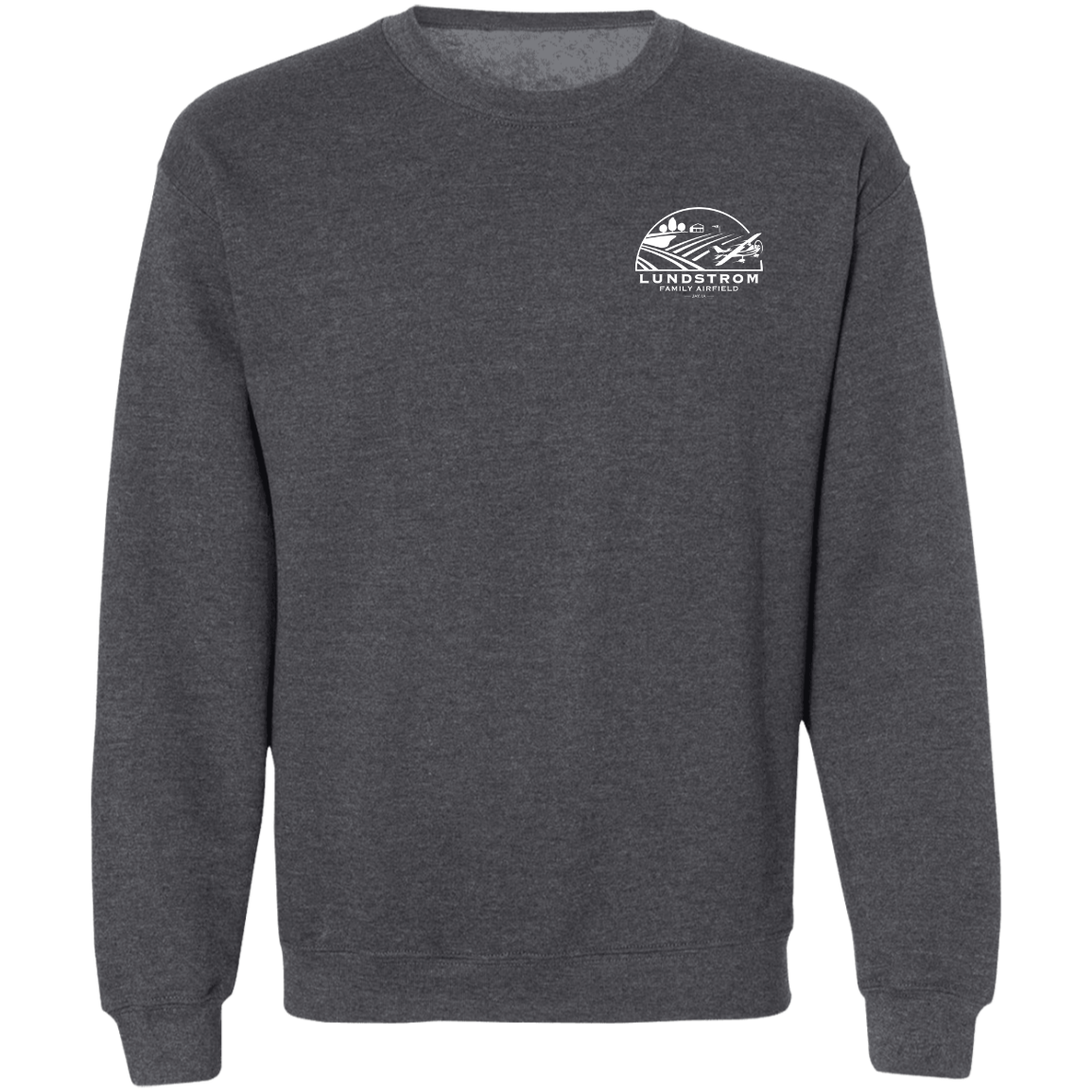 LFAD Left Chest G180 Crewneck Pullover Sweatshirt