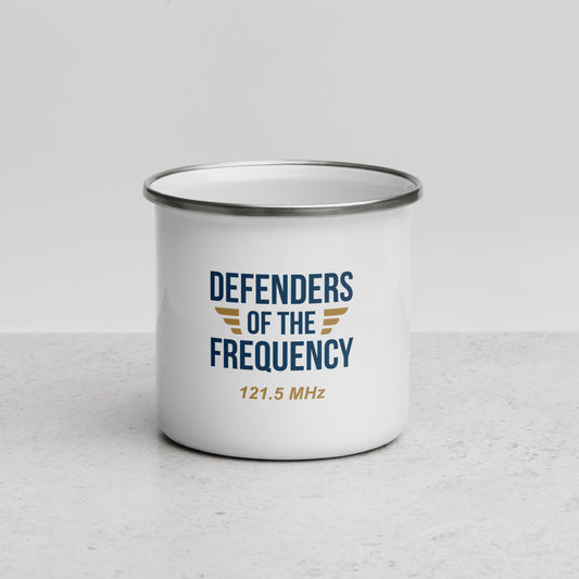 Defenders of the Frequency | Enamel Mug
