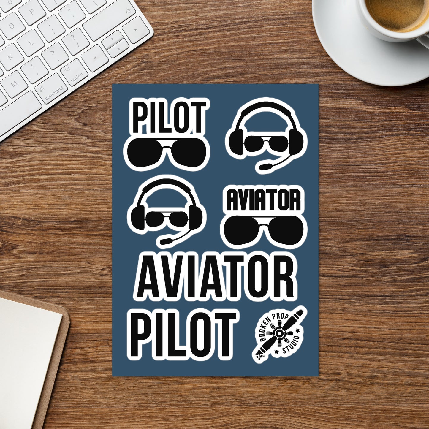 Pilot | Aviator | Sticker sheet