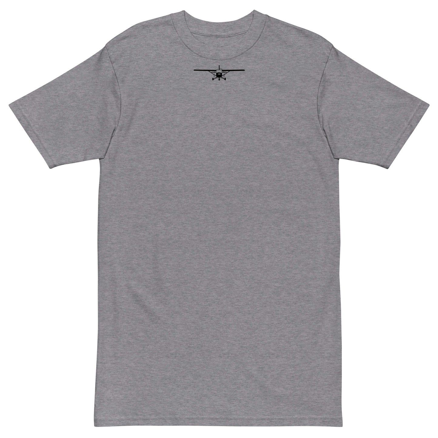Cessna Style Front Black Silhouette T-shirt