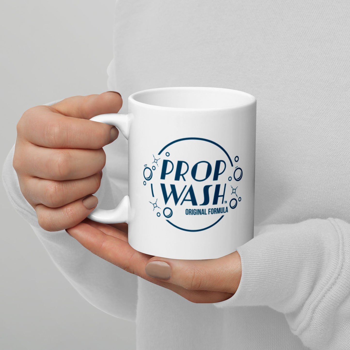 Prop Wash | White Glossy Mug